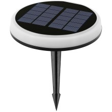 Aigostar - Світлодіодний світильник на сонячній батареї LED/0,6W/2V діаметр 16,5 см 3200K/4000K/6500K IP65 чорний