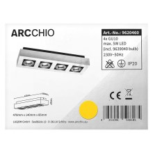 Arcchio - Светодиодный точечный светильник VINCE 4xGU10/10W/230V