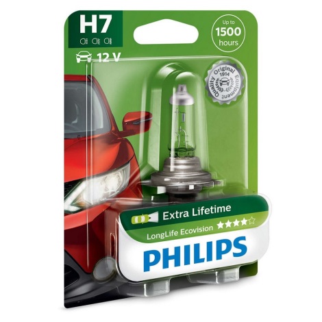 Автолампа Philips ECOVISION 12972LLECOB1 H7 PX26d/55W/12V