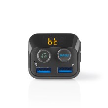 Автомобильный FM-трансмиттер Bluetooth/MP3/2xUSB