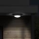 Brilagi - Вуличний світлодіодний стельовий світильник LED/20W/230V діаметр 23 см IP54 антрацит