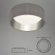 Briloner 3482014 - Светодиодный потолочный светильник MAILA STARRY LED/12W/230V серый/серебристый