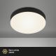 Briloner 7065-015 - Светодиодный потолочный светильник FLAME LED/16W/230V черный