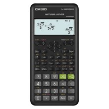 Casio - Шкільний калькулятор 1xLR44 чорний
