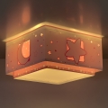 Dalber 63236S - Детский потолочный светильник MOONLIGHT 2xE27/60W/230V розовый