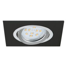 Eglo 96759 - Светодиодный подвесной потолочный светильник TERNI 1 1xGU10/5W/230V черный