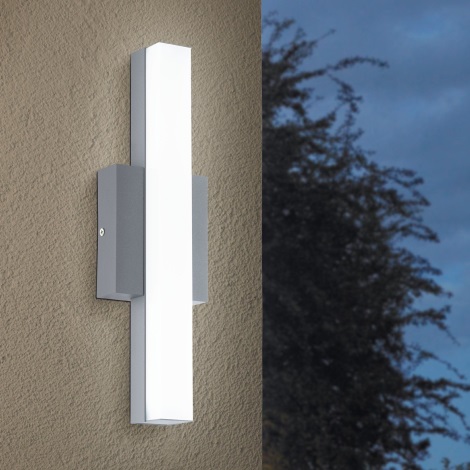 Eglo - Світлодіодний вуличний світильник 1xLED/8W/230V IP44