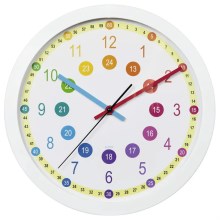 Hama - Дитячий настінний годинник 1xAA кольоровий