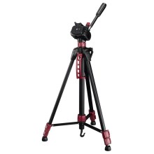Hama - Штатив для фотоапарата 153 см чорний/червоний
