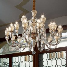 Ideal Lux - Люстра на тросе STRAUSS 18xE14/40W/230V
