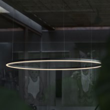 Ideal Lux - Светодиодная подвесная люстра ORACLE LED/55W/230V черный