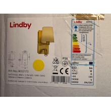 Lindby - Настінна лампа AIDEN 1xE14/40W/230V + LED/3,1W/230V