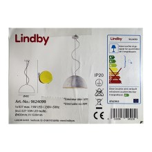 Lindby - Светодиодная подвесная RGB-люстра с регулированием яркости CAROLLE LED/10W/230V Wi-Fi Tuya