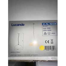 Lucande - Подвесная люстра LOURENCO 3xE27/60W/230V
