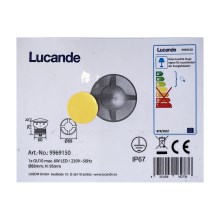 Lucande - Вуличний вбудований світильник EDWINA 1xGU10/6W/230V IP67