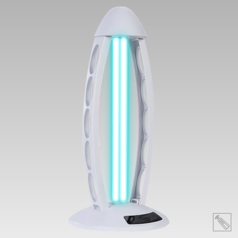 Luxera 70416 - Дезинфицирующая бактерицидная лампа с озоном UVC/38W/230V + пульт ДУ