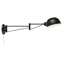 Markslöjd 108587 - Настінна лампа PORTLAND 1xE27/40W/230V чорний