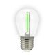 НАБОР 2x Светодиодная лампочка PARTY E27/0,3W/36V зеленый