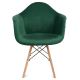 НАБОР 2x Обеденный стул NEREA 80x60,5 см зеленый/бук