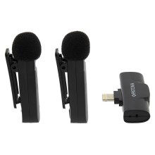 PATONA - НАБІР 2x Бездротовий мікрофон із затискачем для iPhone USB-C 5V