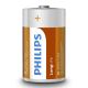 Philips R20L2B/10 - Цинк-хлоридная батарейка D LONGLIFE 1,5V 2 шт.