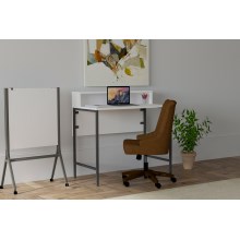 Письменный стол USO 90,8x90 см белый/черный