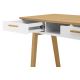 Письмовий стіл FRISK 75x100 см дуб/білий