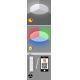 Rabalux - Светодиодный потолочный RGB-светильник с регулированием яркости LED/24W/230V Wi-Fi Tuya 3000-6500K 31 см