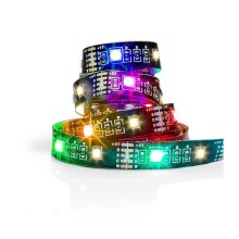 RGB Світлодіодна стрічка з регулюванням яскравості SmartLife 2,4м LED/4W/5V