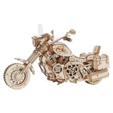 RoboTime - 3D дерев'яний механічний пазл Мотоцикл круїзер