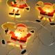 Різдвяна LED гірлянда на присосках 6xLED/2xAA 1,2м теплий білий Санта