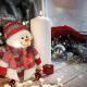 Різдвяна LED декорація LED/3xAA сніговик