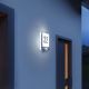 STEINEL 010454 - Уличный светодиодный светильник с датчиком L220LED LED/7,5W IP44 нержавеющая сталь