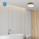 Стельовий світильник для ванної кімнати OAK 3xE27/15W/230V дуб ø 37 см IP54 - FSC сертифіковано