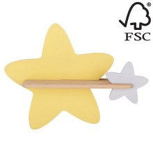 Светодиодный детский настенный светильник с полкой STAR LED/5W/230V - сертифицирован FSC