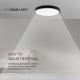 Светодиодный потолочный светильник для ванной комнаты LED/18W/230V 4000K IP44 черный
