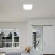 Светодиодный потолочный светильник для ванной комнаты с датчиком LED/18W/230V 4000K IP44 белый + дистанционное управление