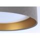 Светодиодный потолочный светильник с регулированием яркости SMART GALAXY LED/36W/230V диаметр 55 см 2700-6500K Wi-Fi Tuya серый/золотой + дистанционное управление