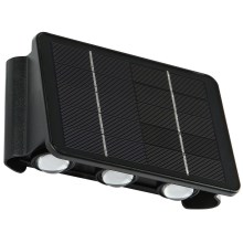 Світлодіодний настінний світильник з датчиком на сонячній батареї LED/2W/5V IP54