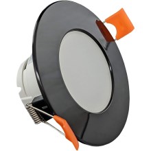 Світлодіодний вбудований світильник для ванної кімнати LED/8W/230V 4000K IP65 чорний