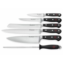Wüsthof - Набор кухонных ножей CLASSIC 6 шт. черный