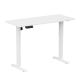 З можливістю регулювання по висоті письмовий стіл LEVANO 140x60 см білий