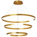Zambelis 2014 - Светодиодная подвесная люстра с регулированием яркости LED/120W/230V золотистый