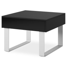 Журнальный столик PAVO 45x63,5 см блестящий черный