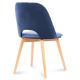 Обеденный стул TINO 86x48 см темно-синий/бук